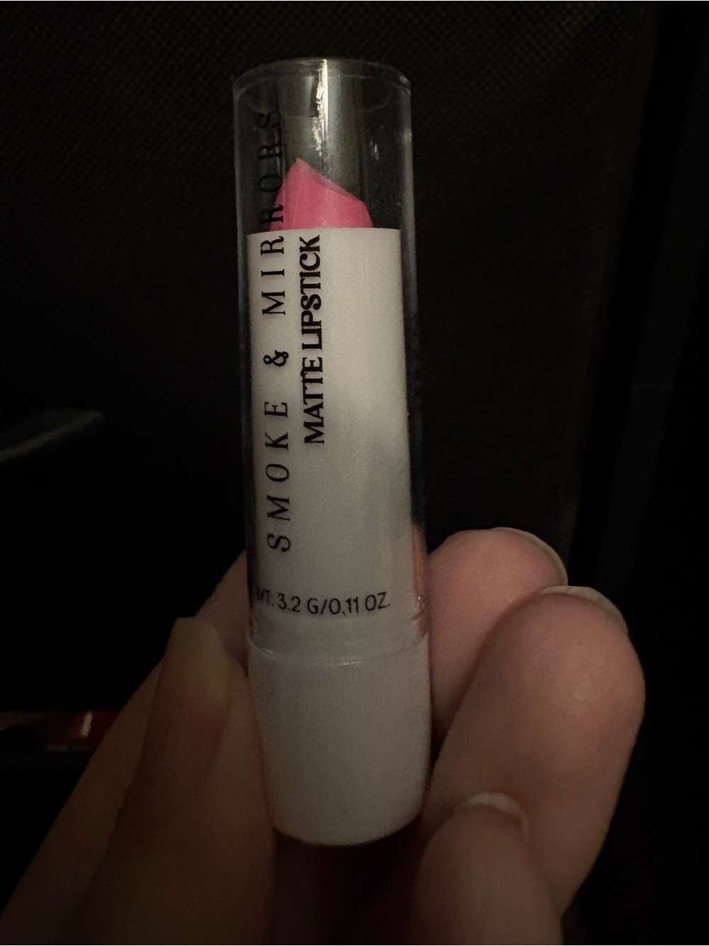 Smoke and Mirrors Matte Lipstick — Pink